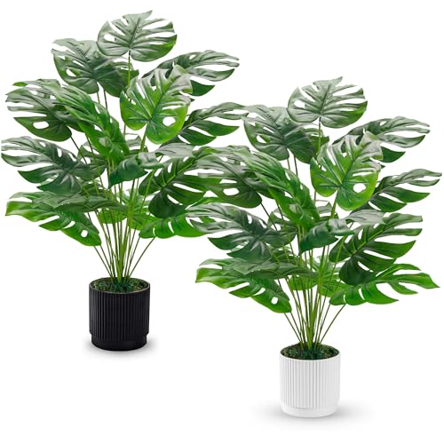BTSD-home 2 Stück 71cm Kunstpflanze Kunstpflanzen Groß Fake Plant Monstera Pflanze Pflanzen Künstlich Ideal für Balkon Zimmer Wohnzimmer Schlafzimmer Wohnzimmer Deko BTSD-home 2 Stück 71cm Kunstpflanze Kunstpflanzen Groß Fake Plant Monstera Pflanze Pflanzen Künstlich Ideal für Balkon Zimmer Wohnzimmer Schlafzimmer Wohnzimmer Deko von BTSD-home