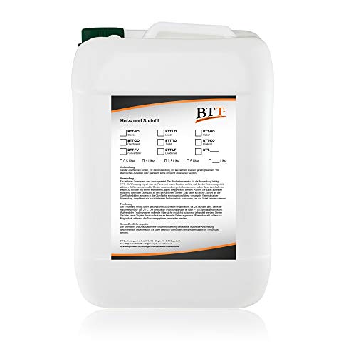 BTT-DO Douglasienöl (2,5 Liter) zum Witterungsschutz, Versiegelung und Imprägnierung von Douglasienholz, Terrassendielen, Holzzäunen und Holzwänden von BTT-Beschichtungstechnik
