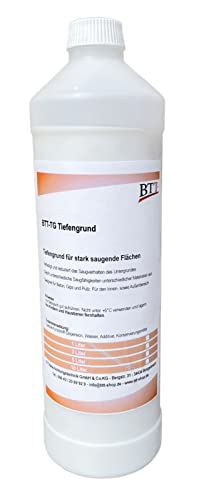 BTT-TG Tiefengrund Untergrundvorbereitung für Fassaden, Putzgrund, Wand 1 Liter von BTT-Beschichtungstechnik