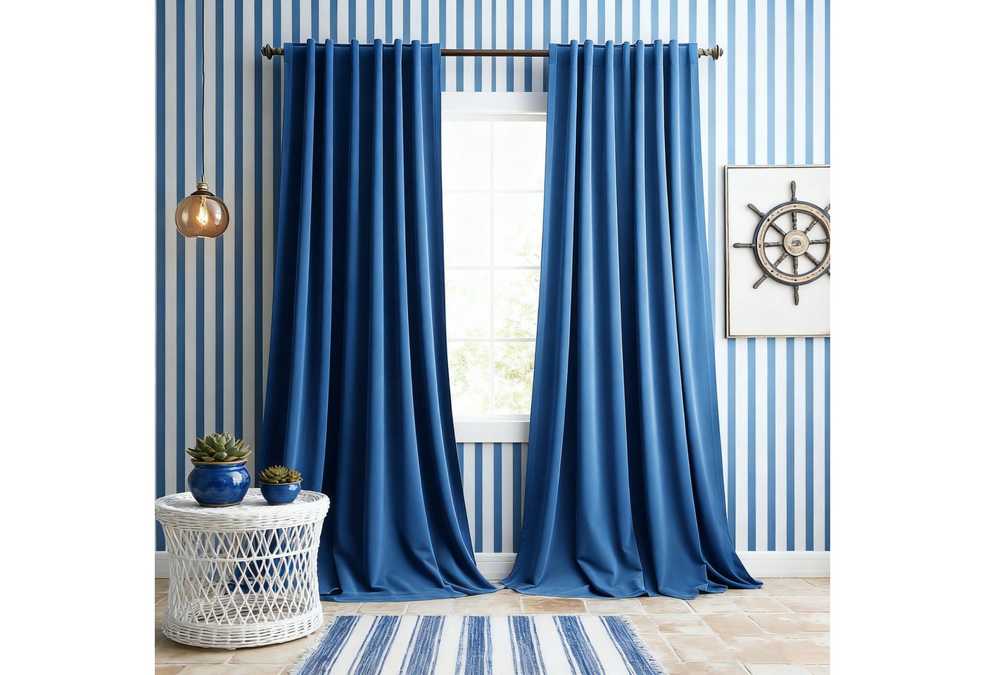 BTTO V&G Gardine Wohnzimmer Samt Vorhänge 2er Set,Weihnachten Verdunkelungsvorhang (2 St), abdunkelnd, Blickdicht für Wohnzimmer Schlafzimmer office von BTTO V&G