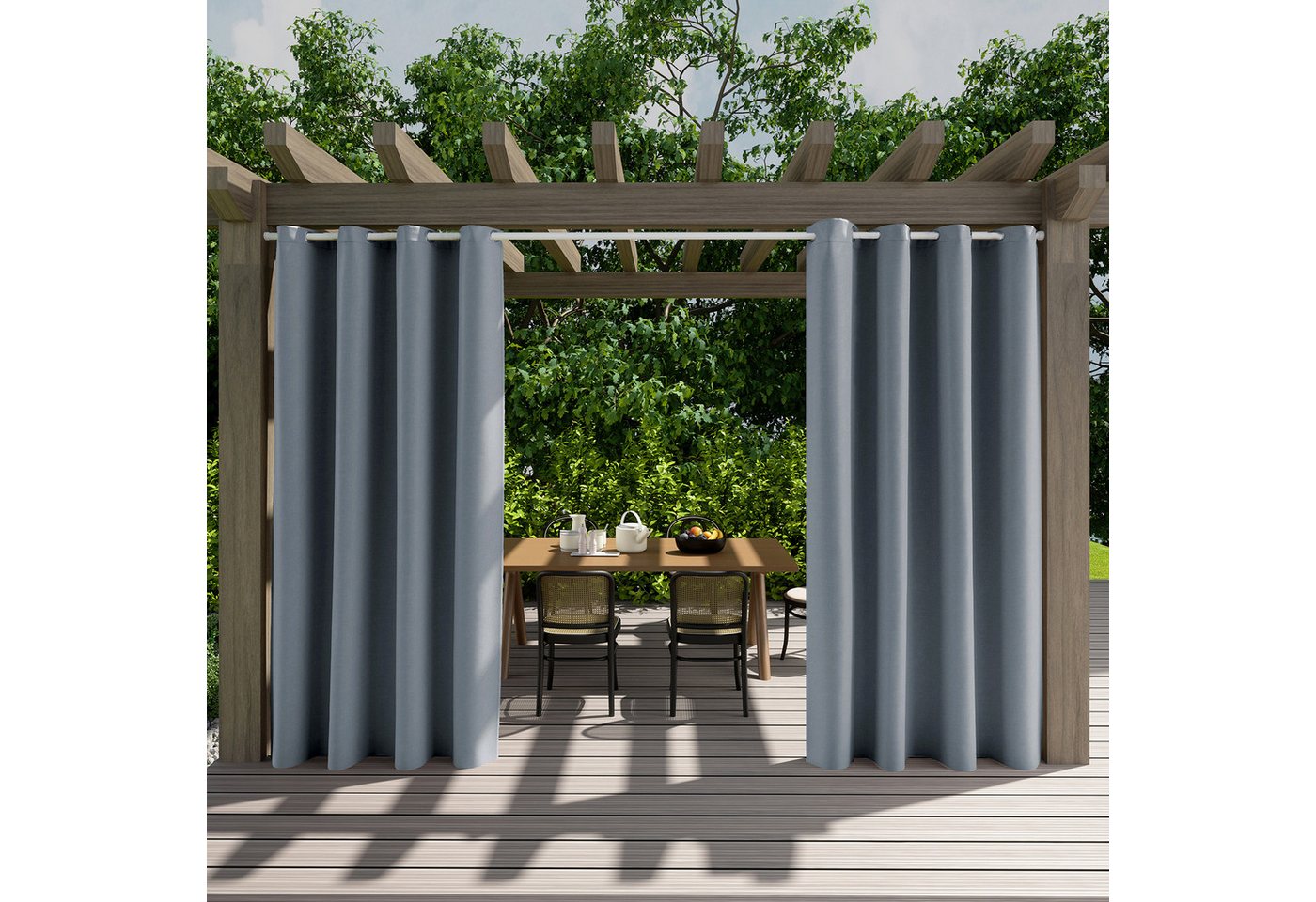 BTTO V&G Vorhang Verdunkelungsvorhang Vorhang Wasserdichter (2 St), abdunkelnd, Blickdicht Gardinen von BTTO V&G