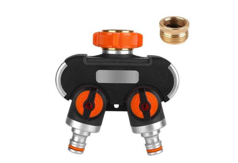 BTTO Anschlussstück Bewässerung 2/4-Wege Verteiler für 3/4"&1/2" Wasser Verteiler, Absperrventil,Gartenschlauch Absperrhahn Schlauchverteiler von BTTO