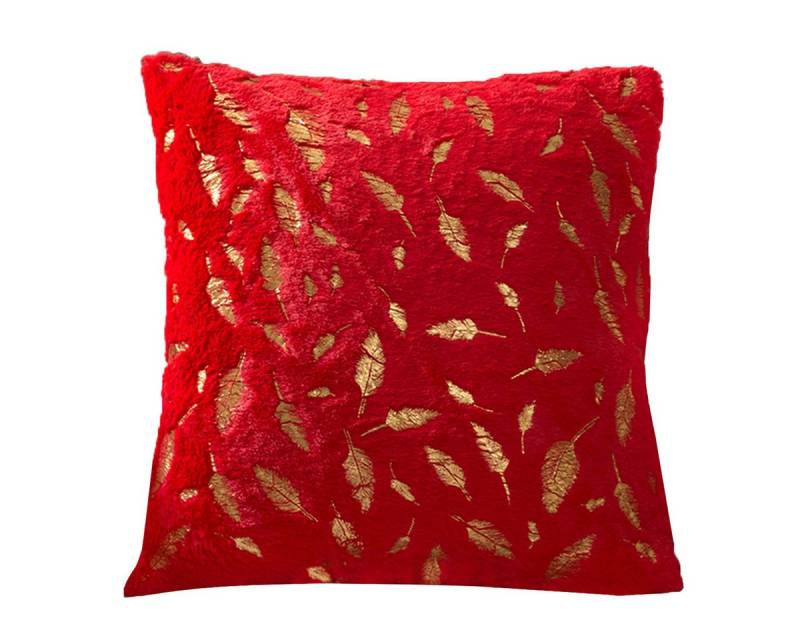 BTTO Kissenbezüge Kissenbezüge 45x45cm,Zierkissenbezug Goldstempelfeder Kissenhüllen, (4 Stück), Samt Zierkissenhülle,Couchkissenbezug,Sofakissenbezug,für Dekor von BTTO