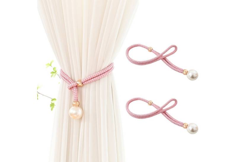 BTTO Raffhalter Vorhangkordel Perlen 2 Stück , 53 cm Kordellänge, (2-tlg), für Wohnzimmer, Schlafzimmer von BTTO