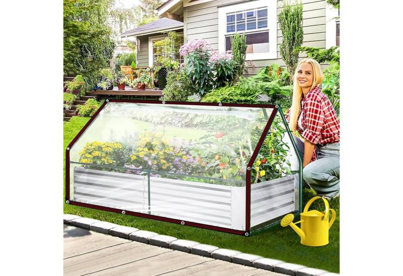 BTTO Schutzplane Abdeckplanen Wasserdichte Transparente Plane mit Rostfreien Ösen, Dünne Anti-Reiß-Abdeckung,für Terrasse, Pavillon BTTO Schutzplane Abdeckplanen Wasserdichte Transparente Plane mit Rostfreien Ösen, Dünne Anti-Reiß-Abdeckung,für Terrasse, Pavillon von BTTO