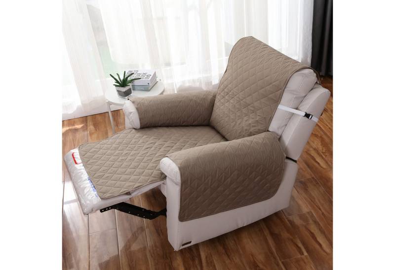 BTTO Sesselschoner Sesselbezug Möbelschutz mit elastischem Band, Gesteppter Sofaschoner, 55 x 200 cm BTTO Sesselschoner Sesselbezug Möbelschutz mit elastischem Band, Gesteppter Sofaschoner, 55 x 200 cm von BTTO