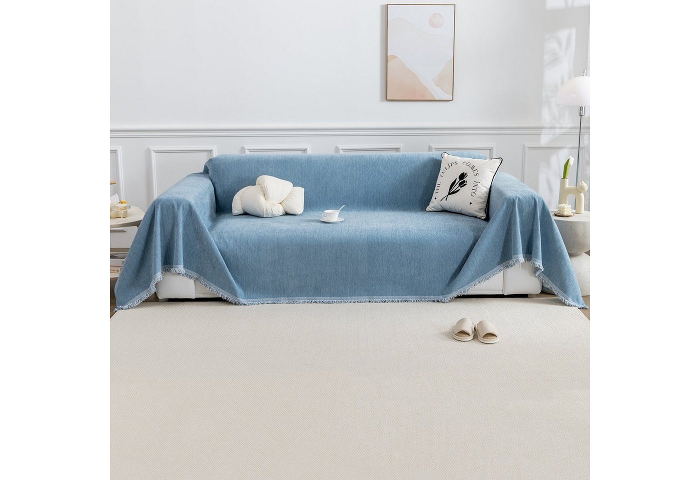 BTTO Sofabezug Sofa überzug,Couch Deckenbezug,Sofahusse Chenille, Sofaschoner,Bettbezug,für Sofa Schlafzimmer Wohnzimmer BTTO Sofabezug Sofa überzug,Couch Deckenbezug,Sofahusse Chenille, Sofaschoner,Bettbezug,für Sofa Schlafzimmer Wohnzimmer von BTTO
