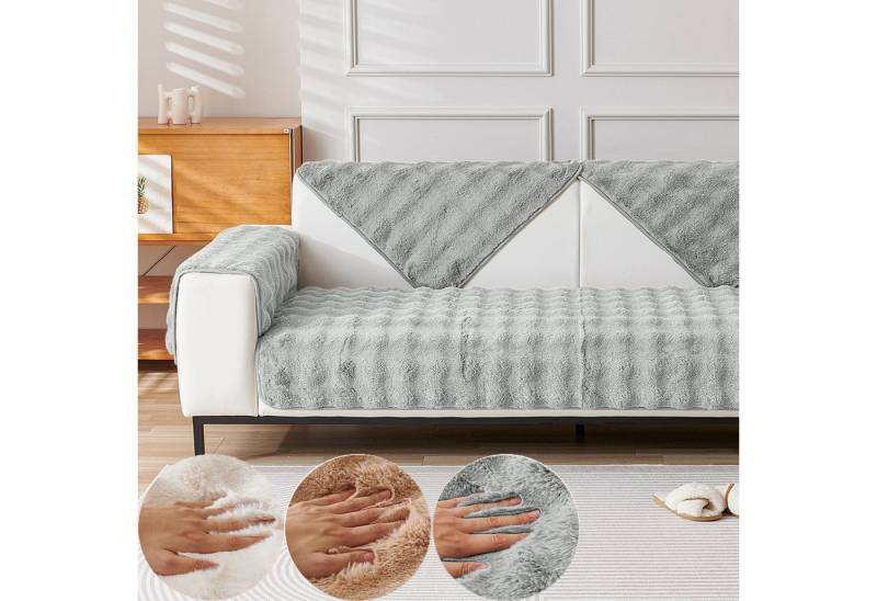 BTTO Sofaschoner Hussen Rutschfeste Überwurf Einfarbig Sofahussen Couch Bezug Ecksofa, für Wohnzimmer Sofaüberwurf Superweiche SofaÜberwurf aus Kunstpelz BTTO Sofaschoner Hussen Rutschfeste Überwurf Einfarbig Sofahussen Couch Bezug Ecksofa, für Wohnzimmer Sofaüberwurf Superweiche SofaÜberwurf aus Kunstpelz von BTTO