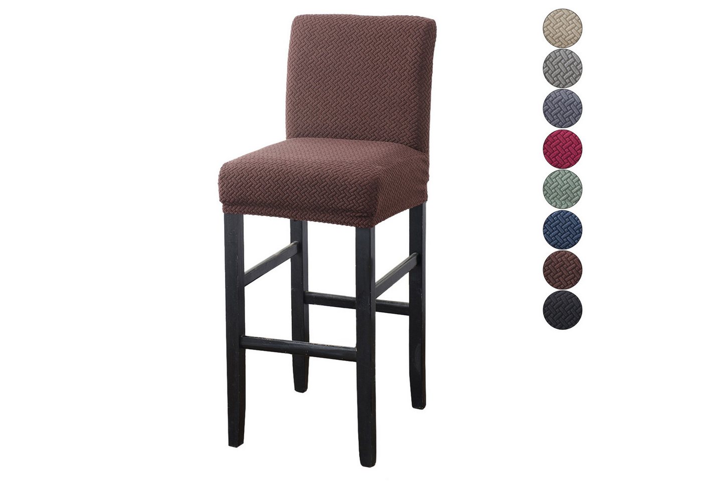 BTTO Stuhlhusse Barhocker Samt Stretch Stuhlbezug für Barhockerbezug BTTO Stuhlhusse Barhocker Samt Stretch Stuhlbezug für Barhockerbezug von BTTO