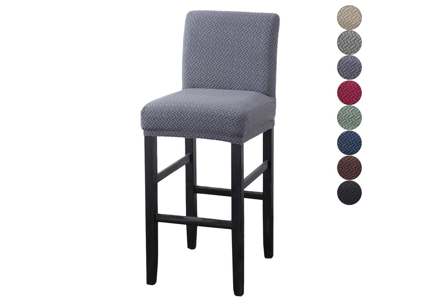 BTTO Stuhlhusse Barhocker Samt Stretch Stuhlbezug für Barhockerbezug BTTO Stuhlhusse Barhocker Samt Stretch Stuhlbezug für Barhockerbezug von BTTO
