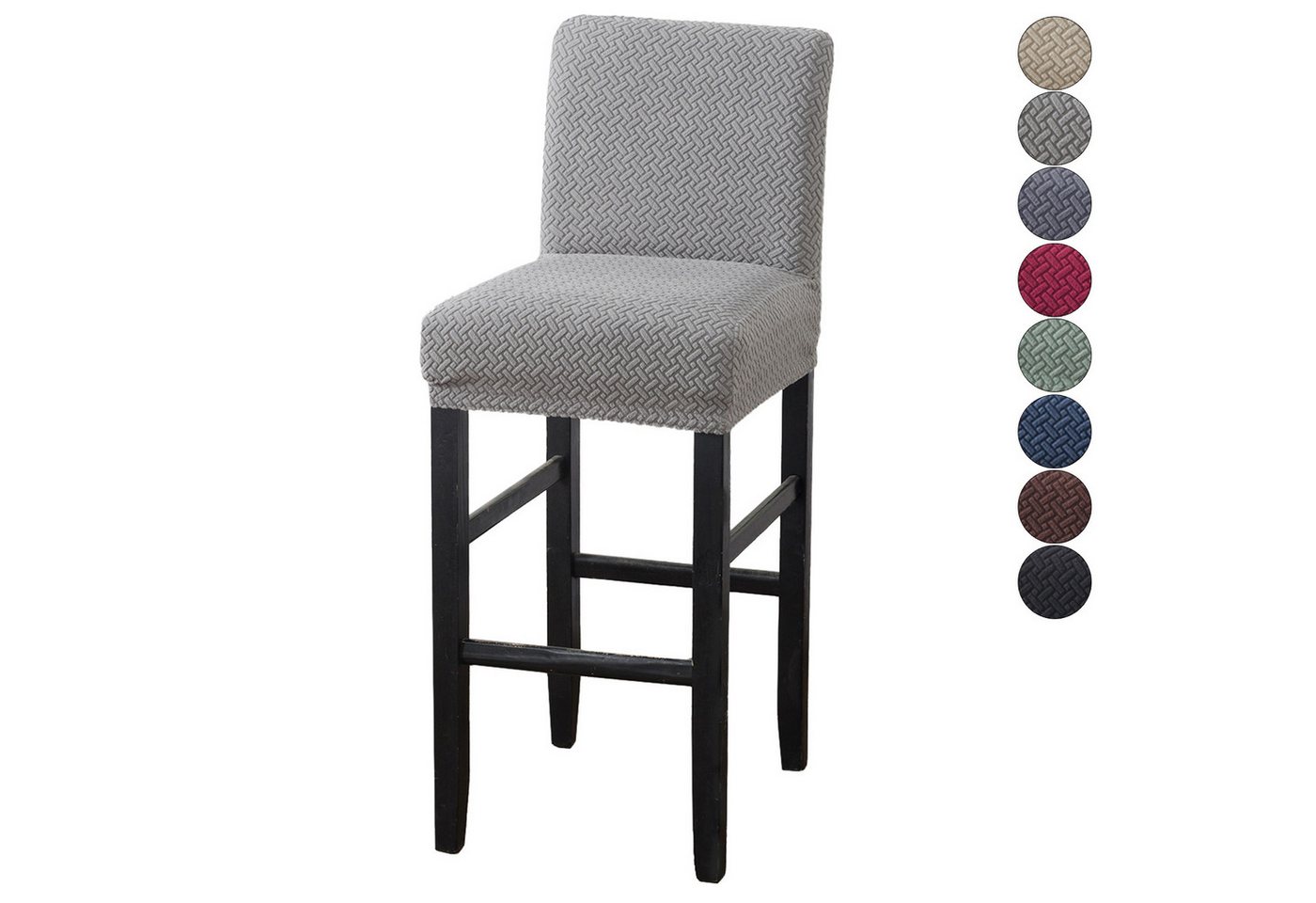 BTTO Stuhlhusse Barhocker Samt Stretch Stuhlbezug für Barhockerbezug BTTO Stuhlhusse Barhocker Samt Stretch Stuhlbezug für Barhockerbezug von BTTO