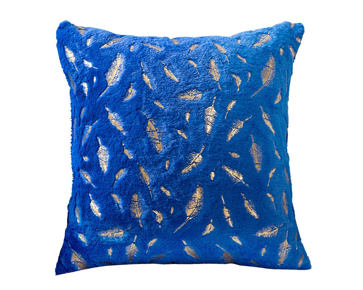 BTTO Kissenbezüge Kissenbezüge 45x45cm,Zierkissenbezug Goldstempelfeder Kissenhüllen, (1 Stück), Samt Zierkissenhülle,Couchkissenbezug,Sofakissenbezug,für Dekor von BTTO