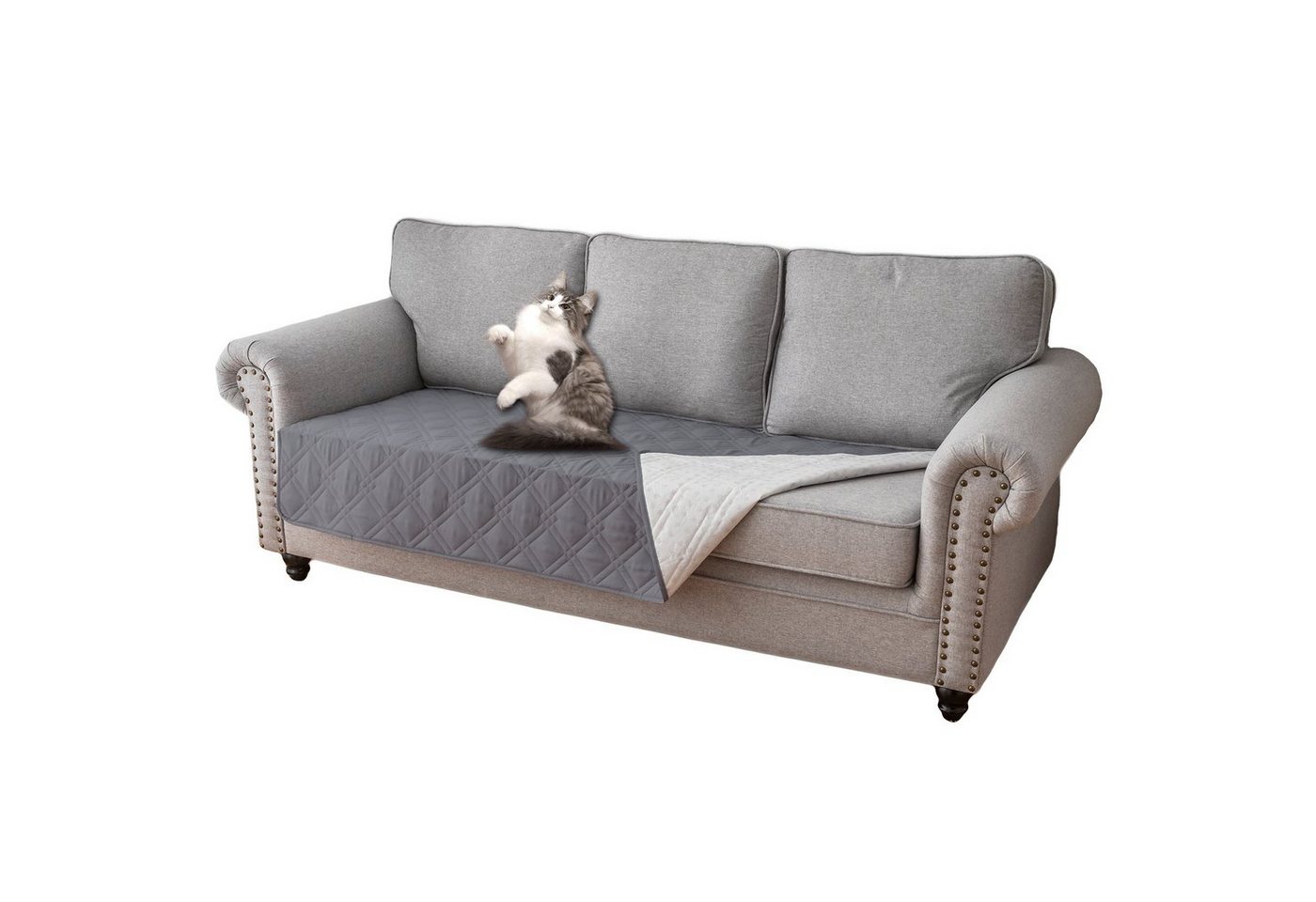 Matratzenschutzbezug Gesteppter Sofabezug, Wasserdicht Möbelschutz, Rutschfest Schonbezug BTTO, Wasserdichter Sofabezug für Haustiere,Haustierfreundlich Matratzenschutzbezug Gesteppter Sofabezug, Wasserdicht Möbelschutz, Rutschfest Schonbezug BTTO, Wasserdichter Sofabezug für Haustiere,Haustierfreundlich von BTTO