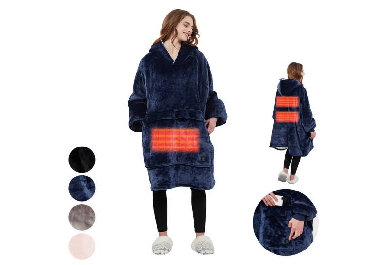 Wohndecke Ärmeldecke Tragbare Decke,Wohndecke,Fleecedecke,Kuscheldecke, BTTO, SchalDecke mit Ärmeln,Wohndecke,Einfarbig,Weich von BTTO