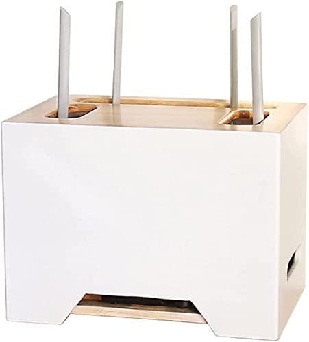 BTURYT Drahtloser WiFi Router Storage Box Desktop Set-Top-Box Rack Rack Doppelschicht Patch Panel Hub Speicherbox von BTURYT