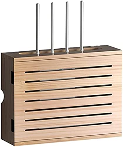 BTURYT Router Aufbewahrungsbox, Wandbefestigte Halterung Vorhang Floating Regal Für WiFi Speicher Kabel Manager Box Power Strip Protector von BTURYT