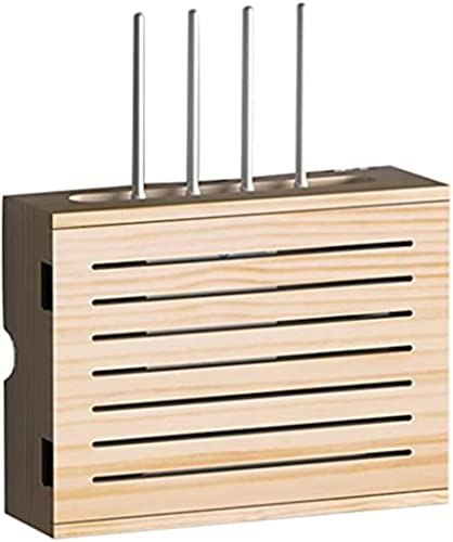 BTURYT Router Aufbewahrungsbox, Wandbefestigte Halterung Vorhang Floating Regal Für WiFi Speicher Kabel Manager Box Power Strip Protector von BTURYT