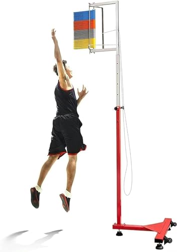 BTURYT Vertikalsprung-Messgerät Vertikaler Sprungtester Vertikaler Test-Sprung-Messtester, Volleyball-Spike-Trainer, vertikaler Sprung-Tester, Sprung-Messung, Teststab-Werkzeug von BTURYT