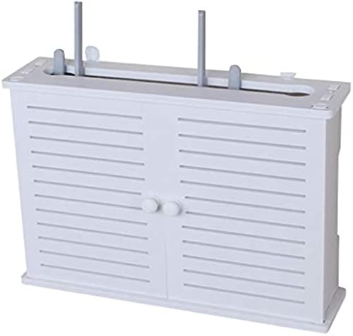 Router Speicherbox, Box WiFi Router Klammer Set-Top Router Storage Box Flimmende, Wandmontierte Regalhalterung Für TV-Zubehör WiFi Router TV-Box Set Top Box Router von BTURYT