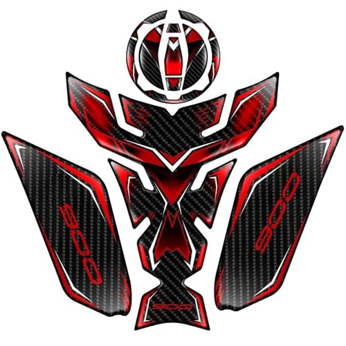 BTWSRX Aufkleber Protector Motorrad-Tankaufkleber Für Kawasaki Z900 Z 900 2020 2021, rutschfeste Tankpads, Schutzaufkleber Tankpad Tankschutz Motorrad(Satz 1) von BTWSRX