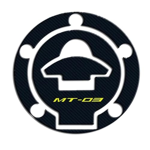 BTWSRX Aufkleber Protector Motorrad-Tankaufkleber Für Yamaha MT-03 MT-25 YZF-R125 YZF-R15 YZF-R25 YZF-R3 Tankschutzaufkleber Tankpad Tankschutz Motorrad(Satz 4) von BTWSRX