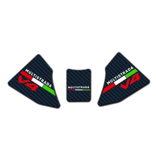 BTWSRX Aufkleber Protector Tankaufkleber Für Ducati Multistrada V4 1100 Sport 1100 S 2021–2022 Tankpad-Aufkleber Tankpad Tankschutz Motorrad(Satz 1) von BTWSRX