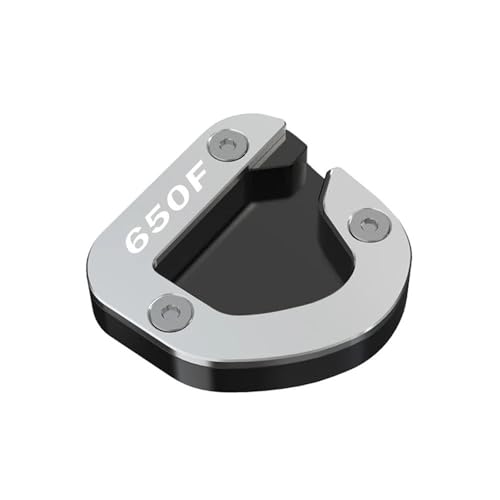 BTWSRX Kick-Pad Motorrad Kickstand Pad Seitenständer Fußplatte Für Suzuki GSX650F GSX 650F 650 F 2008-2012 Verlängerungsfußpolster Stützplatte Verlängerung(Silber,X-1) von BTWSRX