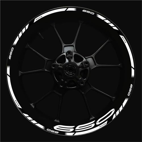 BTWSRX Radnabenaufkleber Motorrad-Felgenrandaufkleber Für Kawasaki Z650 Z 650, Regenfestes Felgenband Felgenaufkleber(Farbe 6) von BTWSRX