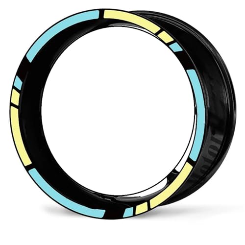 BTWSRX Radnabenaufkleber Motorrad-Felgenrandaufkleber Für Vespa Primavera 50 150 Regenfeste Felgenrandaufkleber Felgenaufkleber(Farbe 1) von BTWSRX