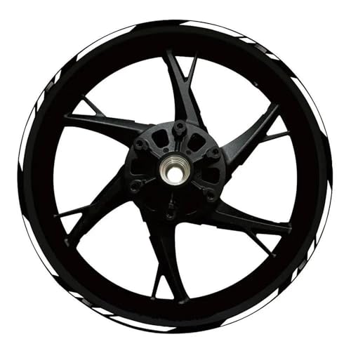 BTWSRX Radnabenaufkleber Reflektierende Felgenaufkleber Für Kawasaki Z900 Z1000 Z 900 1000 17 Zoll Felgenaufkleber Mit Streifen Felgenaufkleber(Farbe 20) von BTWSRX