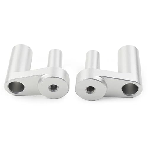 Lenkerhalterung Klemmen Motorrad-Lenkererhöhung Für B&MW R1200RT R1250RT 2014–2023, Klemmadapter, Lenkererhöhung Motorrad Lenker Riser CNC(Silber) von BTWSRX