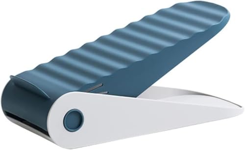 BTWYU Schuhhalter Schuhhalter Verstellbarer Rack-Ständer Organizer Doppelschicht-Ständer Regal Wohnzimmer(Blue) von BTWYU