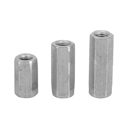 BTWYU Sechskantmuttern,Hardware-Muttern Schraubenmutter, 10 Stück, Lange Stangenmutter, Sechskant-Hülsenmutter, Abstandshalter, Gewindebefestigungsmutter for Holz(M18*20*S27) von BTWYU