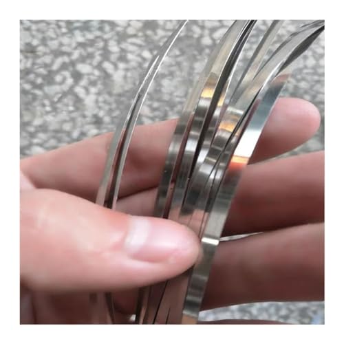 Edelstahlfolienstreifen 1 Stück 304 Edelstahlfolienstreifen, Dicke 0,1 mm bis 1 mm, Länge 1 Meter(Thickness 0.2mm,30mm x 1000mm) von BTWYU