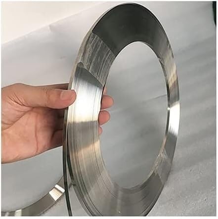 Edelstahlfolienstreifen 301 Folienstreifenrolle – 5 m Länge, 0,1–0,5 mm Dicke, 5/10/20 mm Breite(0.15mm x 10mm x 5 M) von BTWYU