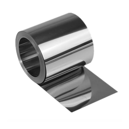 Edelstahlfolienstreifen 304 Edelstahlfolienrolle, 0,01–1 mm Dicke, Breite 100 mm(0.08mm*100mm*1000mm) von BTWYU