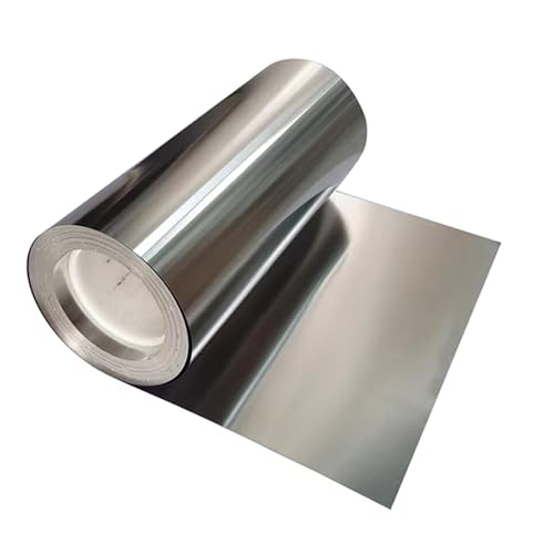 Edelstahlfolienstreifen 304 Edelstahlfolienrolle, 0,15/0,18/0,2/0,25 mm dick, 1 Meter, Breite 300 mm(0.15x300mmx1m) von BTWYU