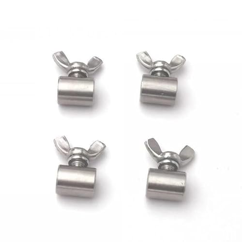 Kabelklemmen 2-20mm 304 Edelstahl Handschraube Klemme Draht Seil Befestigungen Schmetterling Schnalle(2mm) von BTWYU