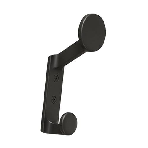 Kleiderbügel, Hosenbügel Kleiderhaken, einzelner Wandhaken, dekorativer Haken, Kleiderbügel for Aufhängen, Aufbewahrungshaken for Zuhause, for Wohnzimmer, Küche, Kleidung, Hotel(Black) von BTWYU