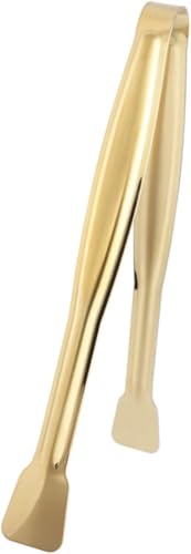 Kochzange 2 Pcs Zucker Tee Zange Brot Clip Edelstahl Zange Mini Servierzange(Golden) von BTWYU