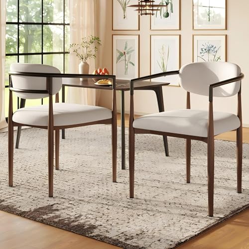 BTYJLEBE Esszimmerstühle 2er Set, Ergonomischer Stühle Esszimmer, Hochelastisches Sitzkissen Verstellbares Fußdesign Esstisch Stühle mit Rückenlehne Geeignet für Wohnzimmer, Küche und Esszimmer BTYJLEBE Esszimmerstühle 2er Set, Ergonomischer Stühle Esszimmer, Hochelastisches Sitzkissen Verstellbares Fußdesign Esstisch Stühle mit Rückenlehne Geeignet für Wohnzimmer, Küche und Esszimmer von BTYJLEBE