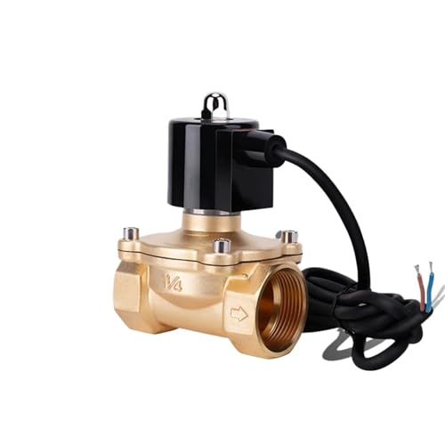 1-1/4" Normalerweise geschlossenes Messing IP68 Wasserdichtes Brunnenmagnetventil 110V 24V 12V 24V Magnetventil for Unterwasser(G-24VDC-EPDM-SEAL) von BTYKUYOO
