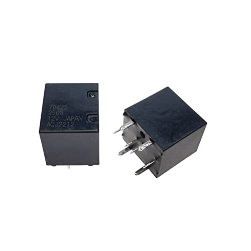 10 Stück ACJ2212 ACJ Serie 25A SPDT 12 VDC Miniatur-Leiterplatten-Kfz-Relais von BTYKUYOO