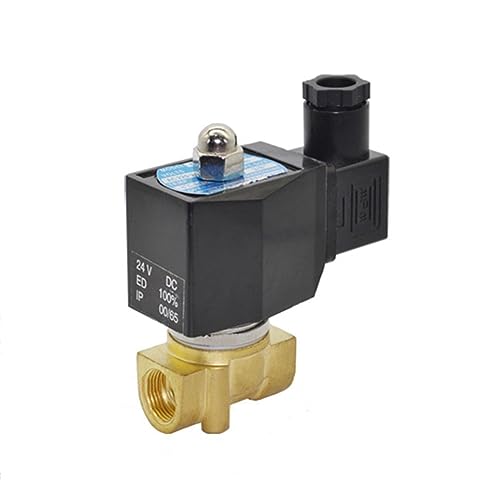 3/8"" IP65 Wasserdichtes, normalerweise geschlossenes Magnetventil 220V 110V 24V 12V Messing Elektrisches Magnetventil for den Außenbereich(Bsp-24vdc-viton-seal) von BTYKUYOO