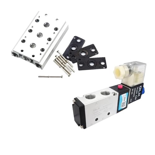 4V210-08 Magnetventilverteiler 200M Serie 1F~20F Positionskupplung PC Pneumatikanschluss Schalldämpfer(4v210-08 11f) von BTYKUYOO