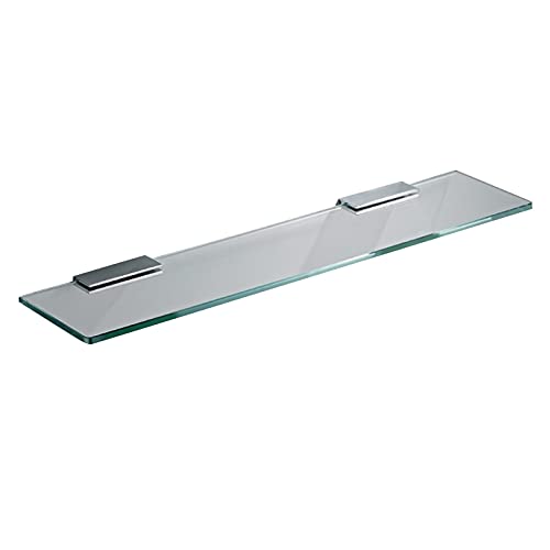 BTYKUYOO Badezimmer-Glasregal, rundes Eckregal, Wandhalterung, Glas-Badezimmerregal, Duschregal, Dusche, Organizer, rechteckig(Style4) von BTYKUYOO