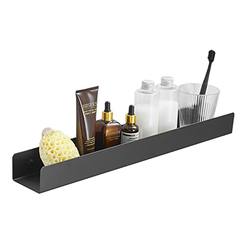 BTYKUYOO Duschregal Schwarz Duschregale Wandmontage Duschablage Kein Bohren Selbstklebend Edelstahl for Küche Toilette,20cm(40cm) von BTYKUYOO