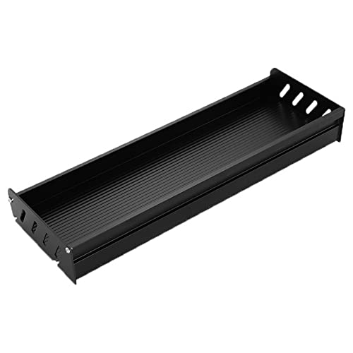 BTYKUYOO Einlagiger Aufbewahrungshalter Toilettenartikel Regal Regale Tabletts Schminktische Lagerregale Badezimmerregale Küche Multifunktionaler Organizer Raum Aluminium(40cm) von BTYKUYOO