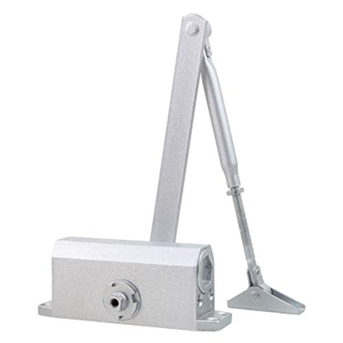 BTYKUYOO Hydraulischer Federtürschließer, automatisches Türschließer-Sicherheitssystem, einstellbare Schließ-/Verriegelungsgeschwindigkeit, Aluminium for Linke und rechte Türschließer von BTYKUYOO
