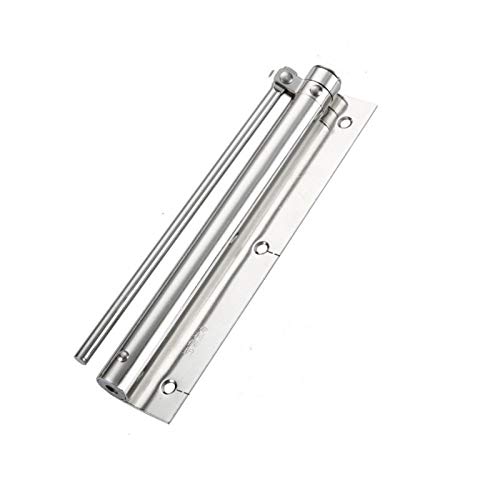 BTYKUYOO Hydraulischer Federtürschließer, einstellbare Türautomatiktür Haushaltsautomatiktürfeder for bewertete Türtürschließer(Big Bright Chrome) von BTYKUYOO